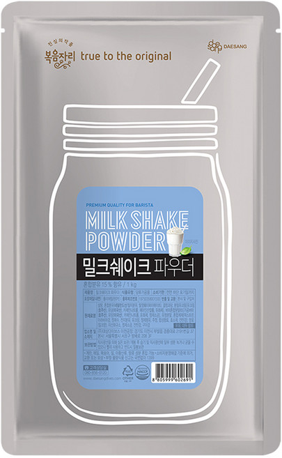 복음자리 밀크쉐이크 파우더, 1kg, 1개입, 1개