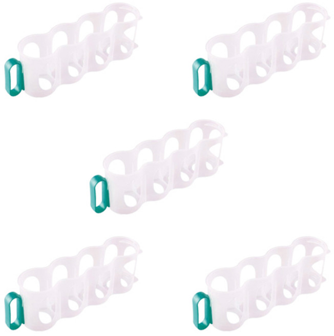 블럭마트 주방 냉장고 음료 4칸 보관함, 블루, 5개