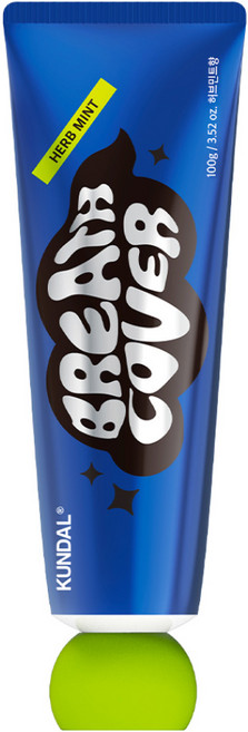 쿤달 딥브레스커버치약 허브민트향, 100g, 1개