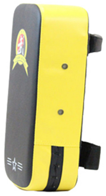 블럭마트 격투기 킥복싱 킥 미트, 옐로우, 1개