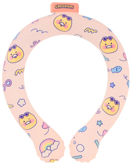 카카오프렌즈 넥쿨러 밴드, 핑크 춘식, 1개