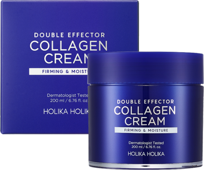 홀리카홀리카 더블 이펙터 콜라겐 크림, 1개, 200ml