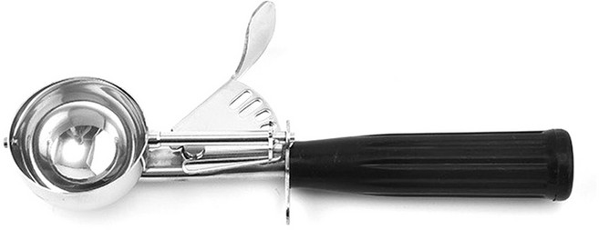 UH홈데코 아이스크림 스쿱 30호, 검정색, 1개