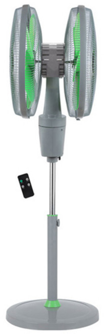 COMELY 양방향 360도 더블헤드 리모컨 선풍기, CYF-I2300TD