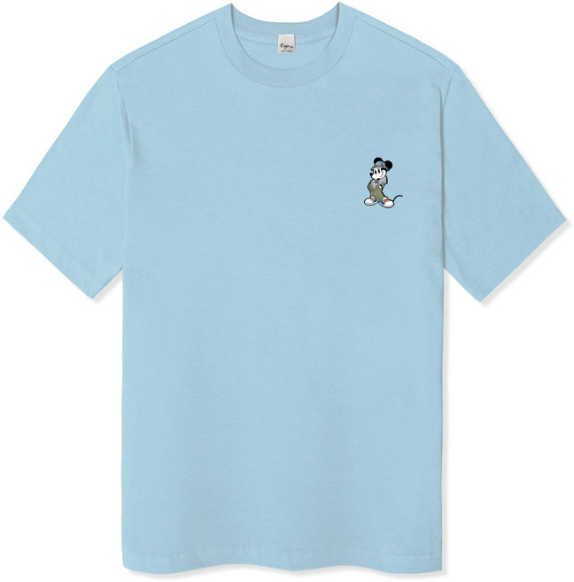 일루소 남녀공용 디즈니 뉴욕시티1928 반팔 면 티셔츠