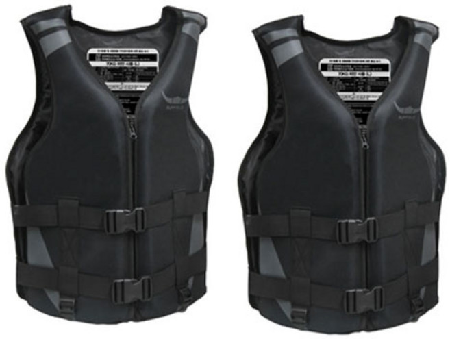 버팔로 시크 네오프렌 구명조끼 2p, 제트블랙