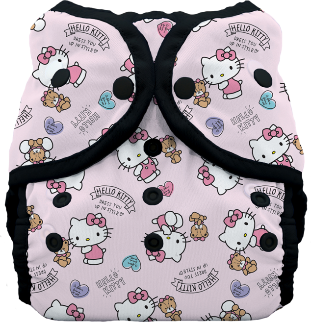 THiRSTiES 壓扣防水尿布兜 SANRIO聯名款 4號 27-36kg, Hello Kitty Dear Bear, 1件