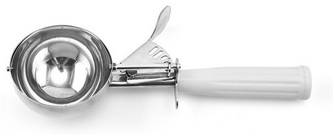 UH홈데코 아이스크림 스쿱 6호, 흰색, 1개