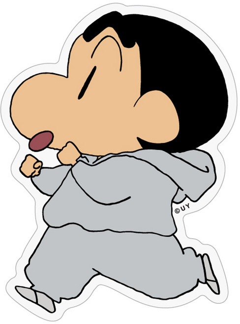 짱구 파스텔 체커보드 아크릴 스마트톡, 러닝짱구, 1개