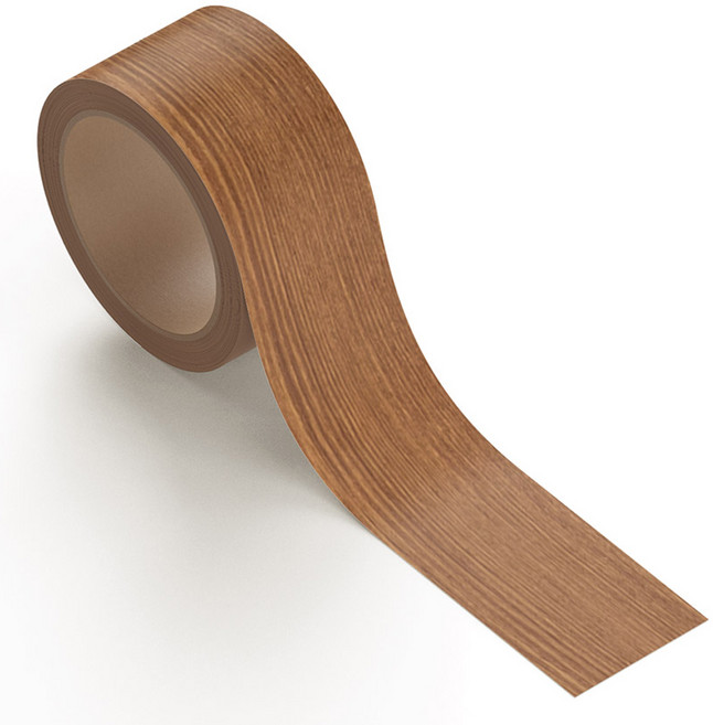 시트나라 무늬목 띠몰딩 우드 시트지, 023엔틱브라운, 높이 8cm x 15m