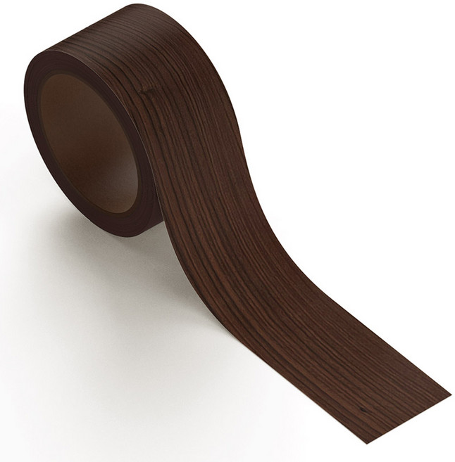 시트나라 무늬목 띠몰딩 우드 시트지, 024다크월넛, 높이 8cm x 15m