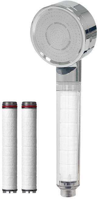 대림바스 필터 샤워헤드 크롬 + 필터 2p 세트, 혼합색상, 1개