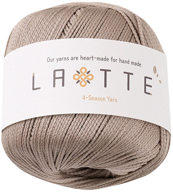 실바람섬유 라떼 뜨개실, 14 베이지, 1개