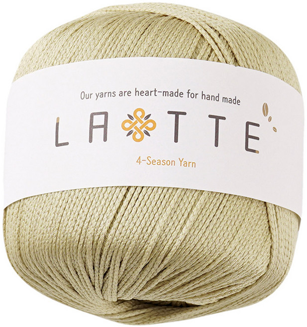 실바람섬유 라떼 뜨개실, 31 옐로우베이지, 1개