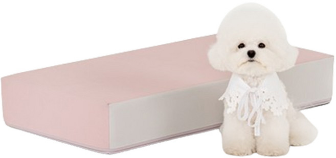 퍼핑 논슬립 펫스텝 1단, 핑크, 1개