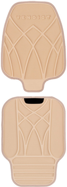 벤딕트 3D 카시트 보호 ver2 분리형 방수 킥매트, 새들브라운, 1개