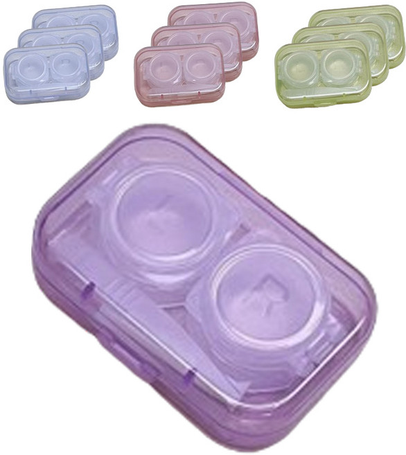 미니 렌즈 케이스, 랜덤발송, 10개