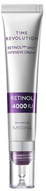 미샤 타임 레볼루션 레티놀 4000샷 집중 크림, 25ml, 1개