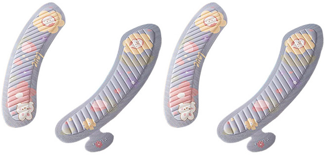 온트리 사계절 변기시트, 해바라기그레이, 2개