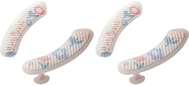 온트리 사계절 변기시트, 플라워화이트, 2개