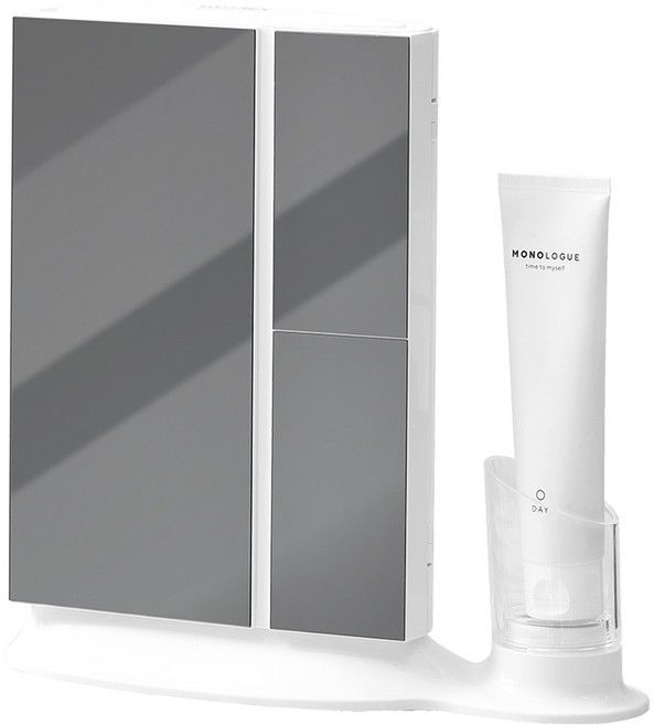 유토렉스 프리미엄 UV C LED 세라믹히팅 전신형 칫솔살균기, 블랙라벨, 화이트