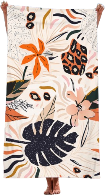 언헤브 바캉스 비치타월 70 x 150 cm, 27잎, 1개