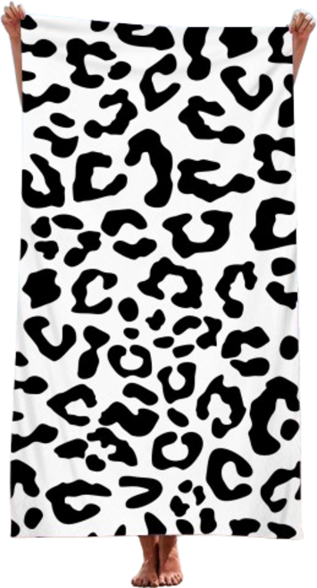 unhave 度假海灘巾 70 x 150 cm, 22 豹紋, 1個