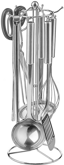 빌리빈 스테인리스 조리도구 8종 세트, 실버, 1세트