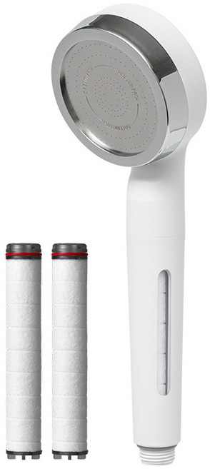 DAELIM BATH 多功能濾芯蓮蓬頭 + 2入濾芯 套組, 混和顏色, 1套