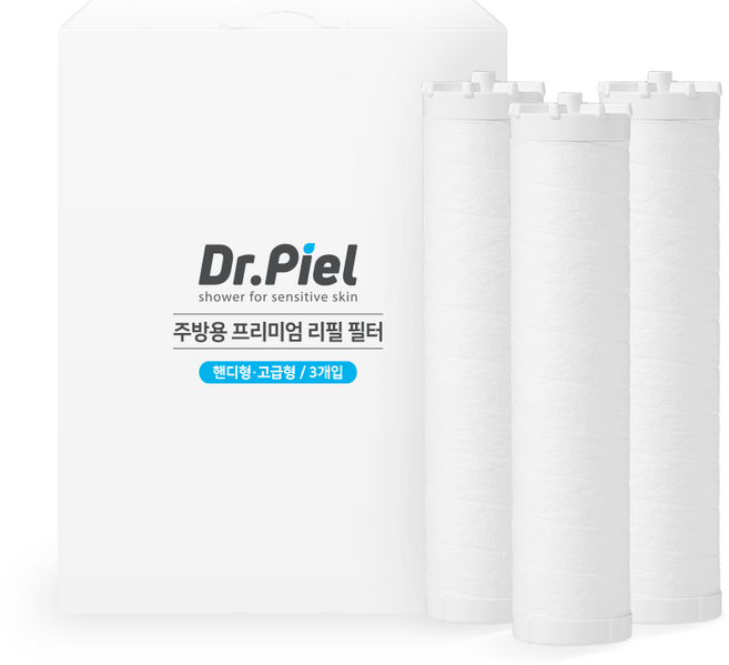 닥터피엘 주방용 프리미엄 핸디형 리필필터 고급형 3p, 1개, 주방용 프리미엄 필터