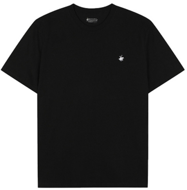 비버리힐스폴로클럽 남성용 시그니처 코튼 라운드 반팔 티셔츠