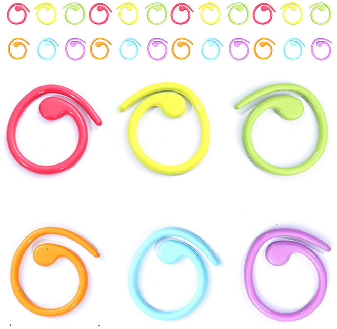 코히모 걸이형 단수 표시링 메탈 4W258, 랜덤발송, 30개