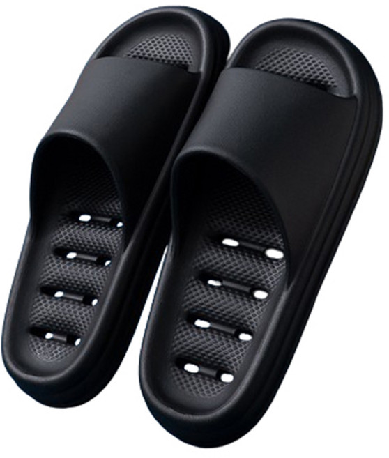 블럭마트 남성용 물빠짐 eva 욕실화, 블랙, 1개