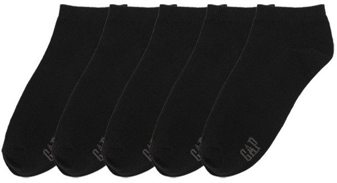 갭 베이직 스니커즈 5켤레 세트 GPDBASNL-BK5