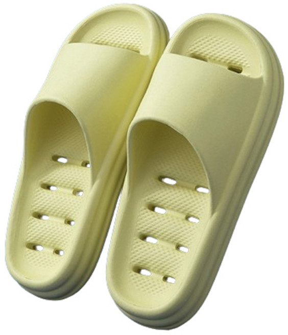 블럭마트 여성용 물빠짐 EVA 욕실화, 그린, 1개