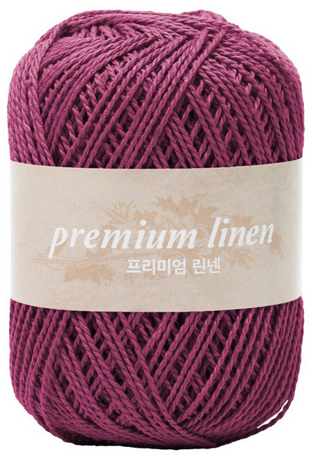 yarna 프리미엄 린넨 뜨개실, 311 바이올렛, 1개