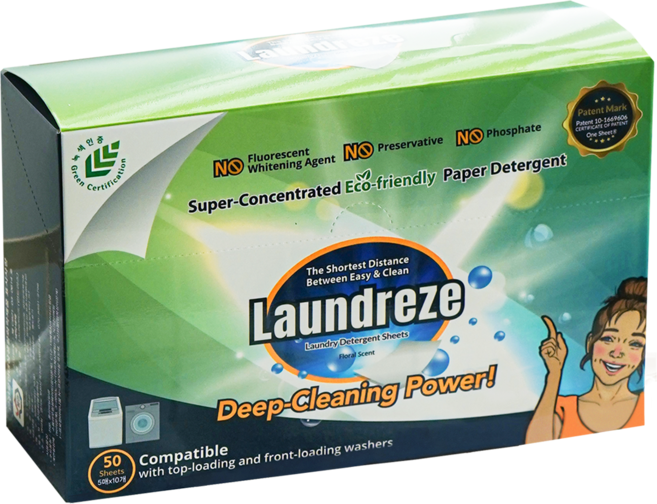 Laundryz 環保洗衣紙, 5入, 10個