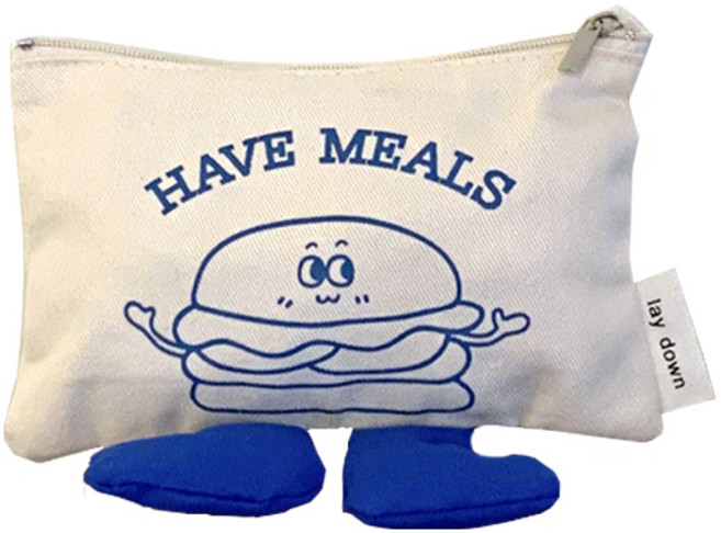 뷰레이터닷컴 해브밀 미니 캔버스 화장품 생리대 파우치