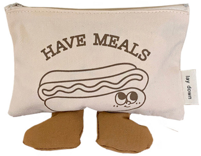 뷰레이터닷컴 해브밀 미니 캔버스 화장품 생리대 파우치