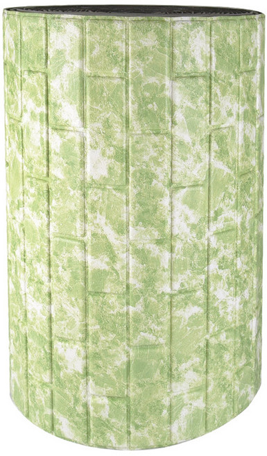 데코리아 간편한 접착식 보온 단열폼블럭 모노타일 폭 66cm x 길이 2.5m, 그린스톤, 1개