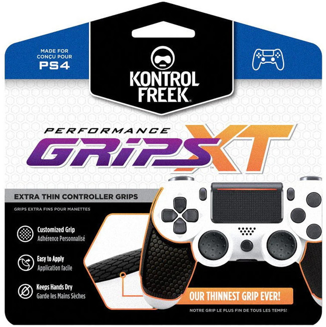 컨트롤프릭 Grips XT Extra Thin PS4 블랙, 1개