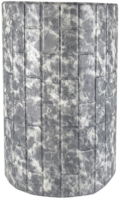 데코리아 간편한 접착식 보온 단열폼블럭 모노타일 폭 66cm x 길이 5m, 그레이스톤, 1개