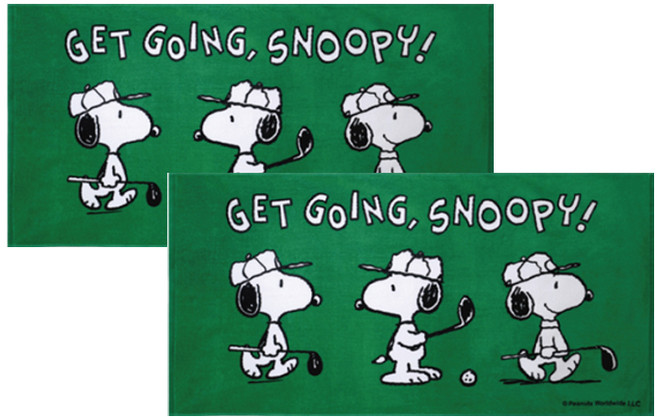 송월타월 스누피 비치 타월 76 x 152 cm, 그린, 2개