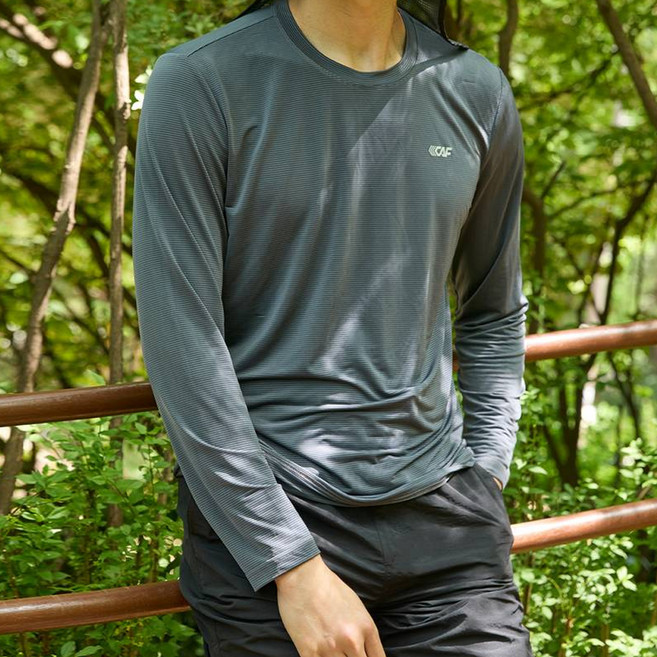 르까프 남녀공용 롱슬리브 티셔츠 LE4C054