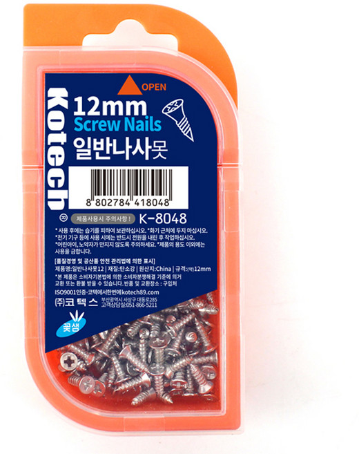 코텍스 일반 나사못, 1개