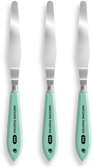 어썸페인팅 팔레트 나이프 045, 3개