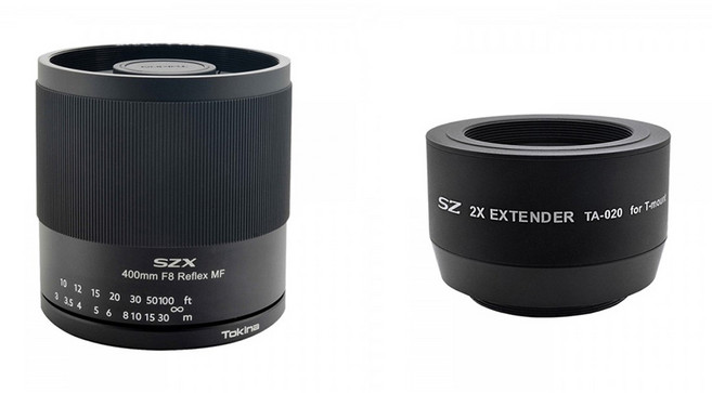 토키나 SZ 400mm F8 MF SONY E + 2X 익스텐더 렌즈 어댑터, TA-020(어댑터)