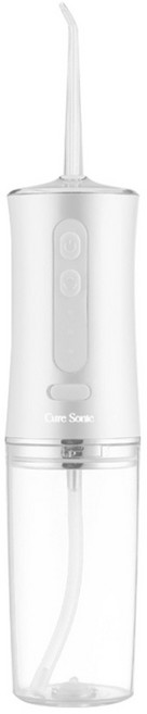 큐어소닉 워터케어 무선 구강세정기, CP201M, 화이트