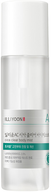 일리윤 AC 시카 클리어 바디미스트 은은한 그린페퍼민트향, 200ml, 1개