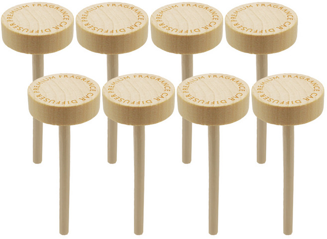 더허브샵 차량용 디퓨저 우드스틱 39mm 8p 기획세트, 8개